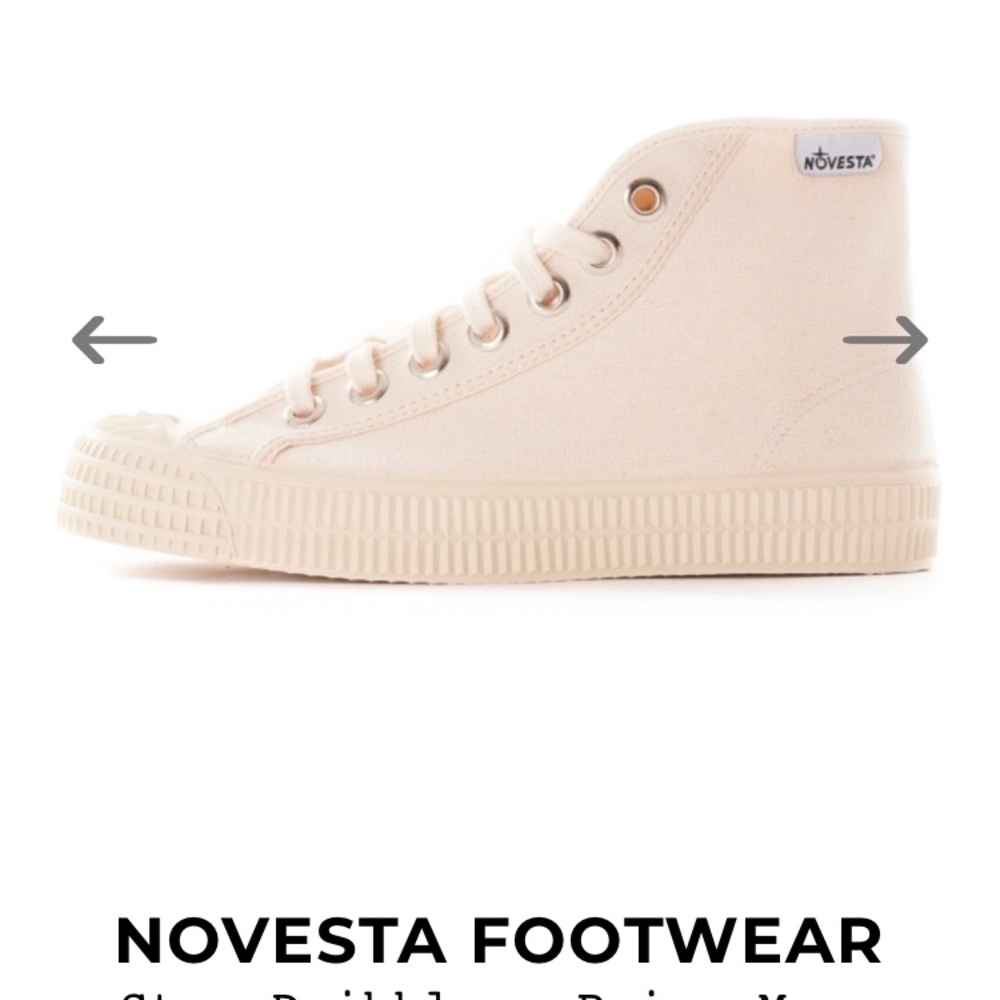 Novesta Star Dribble high top. All beige. NWOT. Size 41. Women’s 10.